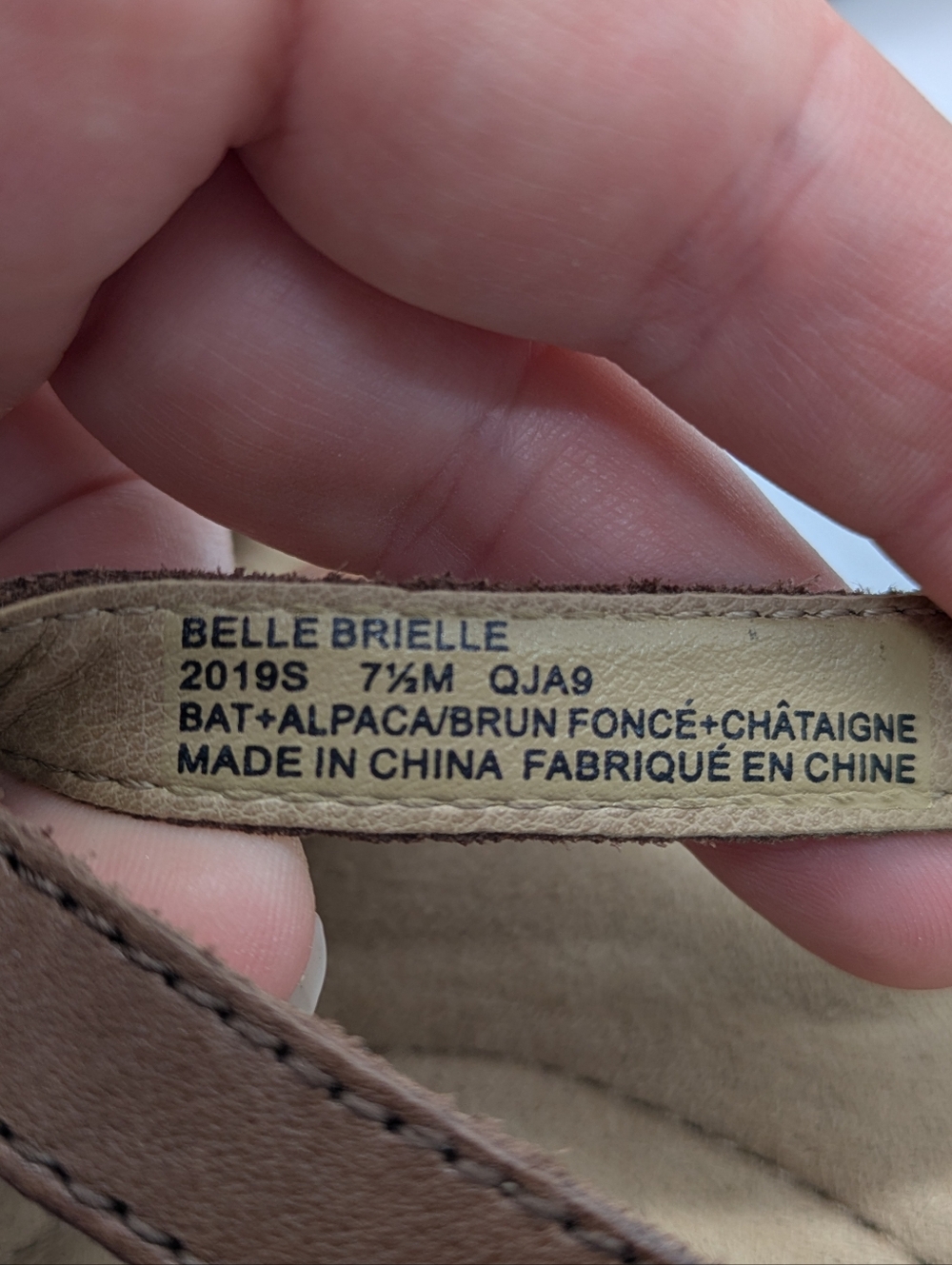 Earth Origins Belle Brielle Brown Tan Strappy Leather Sandal 7.5 - Picture 10 of 10